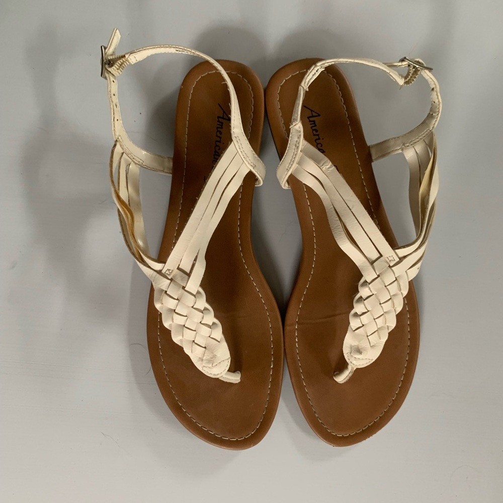 American Eagle Women's Cream Sandals
